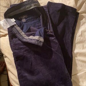 Brooks Brothers Navy Blue Corduroy Pants